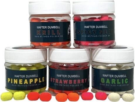 Bumbells boilies Method Feeder Fans Wafter Dumbell 8 x 10 mm Fragola Bumbells boilies - 4