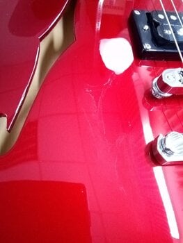 Chitarra Semiacustica Fender Squier Affinity Series Starcaster MN Candy Apple Red (Danneggiato) - 2