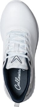 Pantofi de golf pentru femei Callaway Anza Womens Golf Shoes White/Silver 40 - 3