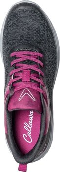 Női golfcipők Callaway Anza Aero Womens Golf Shoes Charcoal/Purple 37 - 3