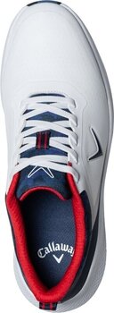 Chaussures de golf pour hommes Callaway Chev Star Mens Golf Shoes White/Navy/Red 40,5 - 3