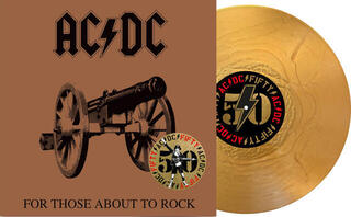 LP ploča AC/DC - For Those About To Rock (we Salute You)(Gold Metallic Coloured) (Limited Edition) (LP) - 1