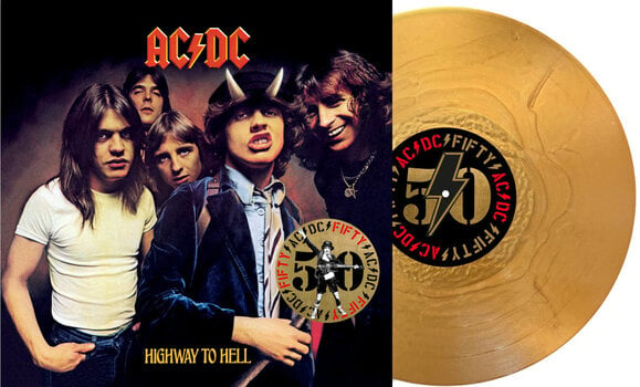 Vinyl Record AC/DC - Highway To Hell (Gold Metallic Coloured) (Limited Edition) (LP) - 2