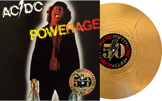 Vinylplade AC/DC - Powerage (Gold Metallic Coloured) (Limited Edition) (LP) - 2
