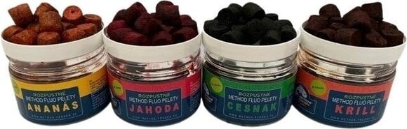 Пелети Method Feeder Fans Soluble Method Fluo Pellets 14 mm Чесън Пелети - 3