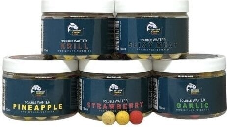 Soluble Boilies Method Feeder Fans Method Action Wafter 12 mm Pineapple Soluble Boilies - 2