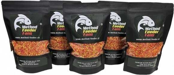 Pelete Method Feeder Fans Premium Action Pellet Mix 700 g Spice Meat Pelete - 3