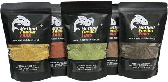 Sipka hrana Method Feeder Fans Premium Method Mix SET Jagoda 600 g Sipka hrana - 4