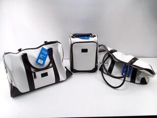 Koffer/rugzak Jucad Sydney Reistas Black/White (Zo goed als nieuw) - 1