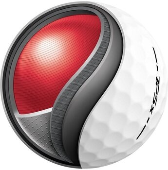Golfový míček TaylorMade TP5x Golf Balls White - 3