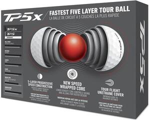 Golf žogice TaylorMade TP5x White Golf žogice - 4