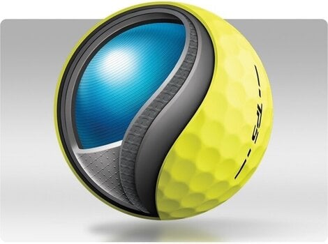 Golf Balls TaylorMade TP5 Golf Balls Yellow 2024 - 3