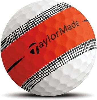 Нова топка за голф TaylorMade Tour Response Stripe Golf Balls Orange - 2