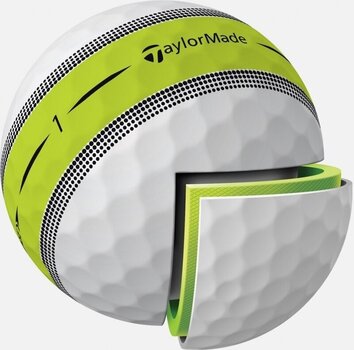Golfball TaylorMade Tour Response Stripe Golf Balls Orange - 3