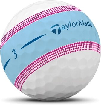 Nova loptica za golf TaylorMade Tour Response Stripe Golf Balls Blue/Pink - 2