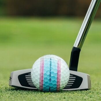 Golf Balls TaylorMade Tour Response Stripe Golf Balls Blue/Pink - 10