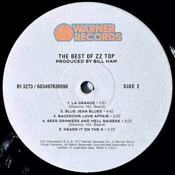 Schallplatte ZZ Top - The Best Of Zz Top (LP) - 3