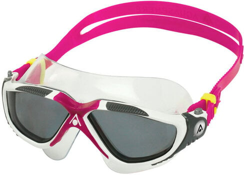 Okulary do pływania Aqua Sphere Okulary do pływania Vista Dark Lens White/Raspberry/Smoke UNI - 3