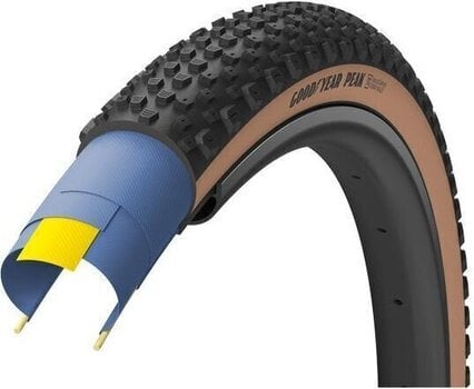 Road bike tyre Goodyear Peak Ultimate 28" (622 mm) 40.0 Black/Tan Folding Road bike tyre - 2