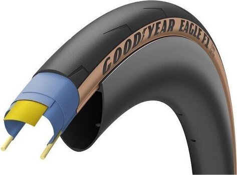 Racefietsband Goodyear Eagle F1 28" (622 mm) 28.0 Black/Tan Kevlar Racefietsband - 2