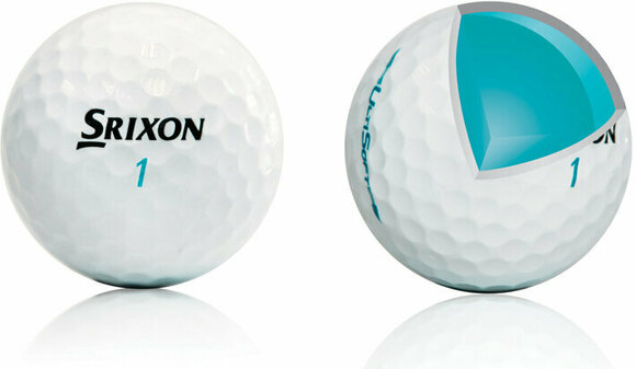 Golfball Srixon Ultisoft Ball White - 3