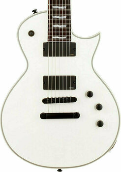 7-strenget elektrisk guitar ESP LTD EC-407 Snow White - 2