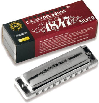Diatonic harmonica Seydel Blues 1847 Silver - 3