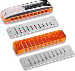 Dijatonske usna harmonika Seydel Blues Session Steel LC Dijatonske usna harmonika - 1