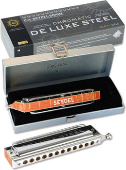 Chromatic harmonica Seydel Chromatic De Luxe Steel Chromatic harmonica - 3