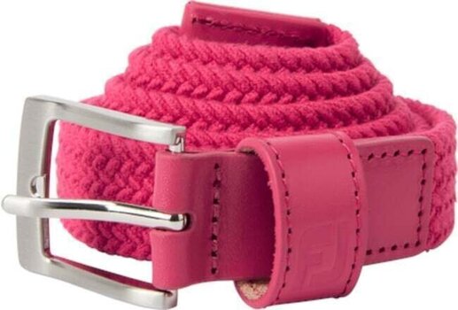 Belt Footjoy Braided Womens Belt Hot Pink Regular - 2