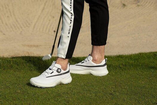 Muške cipele za golf Ecco Biom G5 BOA White/Black 39 - 8