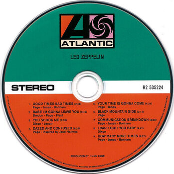 Music CD Led Zeppelin - I (Remastered) (Gatefold Sleeve) (CD) - 3