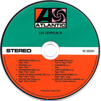 Glasbene CD Led Zeppelin - III (Remastered) (Gatefold Sleeve) (CD) - 3