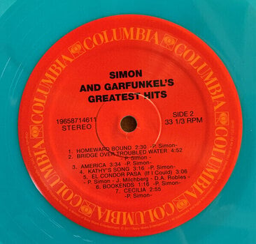 Disco in vinile Simon & Garfunkel - Greatest Hits (Turquoise Coloured) (LP) - 3