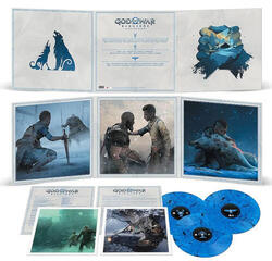 Vinyl Record Bear McCreary - God of War - Ragnarök (Blue & Black Marbled) (3 LP) - 2