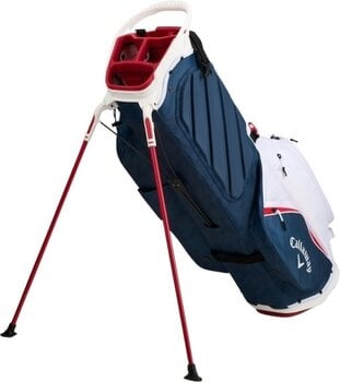 Stand Bag Callaway Fairway C White/Navy Houndstooth/Red Stand Bag - 3