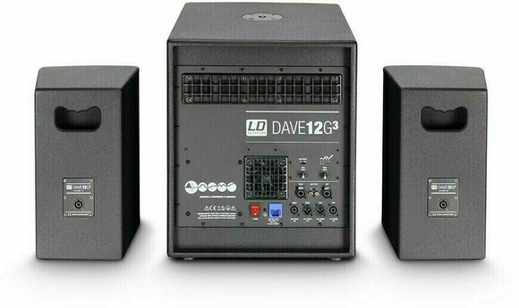 Portable PA System LD Systems Dave 12 G3 Portable PA System - 3