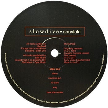 Vinyl Record Slowdive - Souvlaki (Reissue) (180g) (LP) - 2