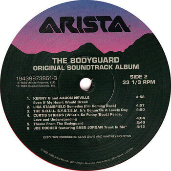 Δίσκος LP Whitney Houston - The Bodyguard (Red Coloured) (Original Soundtrack) (Reissue) (LP) - 5