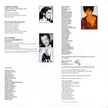 Disque vinyle Whitney Houston - The Bodyguard (Red Coloured) (Original Soundtrack) (Reissue) (LP) - 7