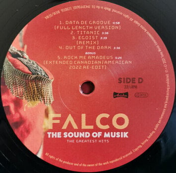 Грамофонна плоча Falco - The Sound Of Musik (The Greatest Hits) (2 LP) - 5