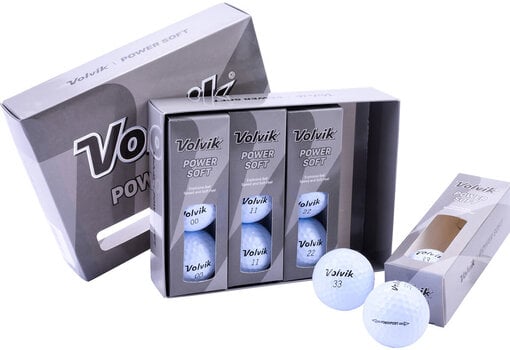Nova loptica za golf Volvik Power Soft White 2024 - 2
