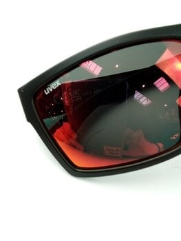 Lifestyle-bril UVEX LGL 29 Matte Black/Mirror Red Lifestyle-bril (Zo goed als nieuw) - 4