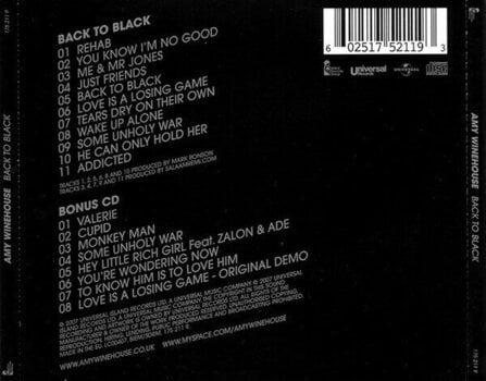 Music CD Amy Winehouse - Back To Black (Deluxe Edition) (Reissue) (2 CD) - 4