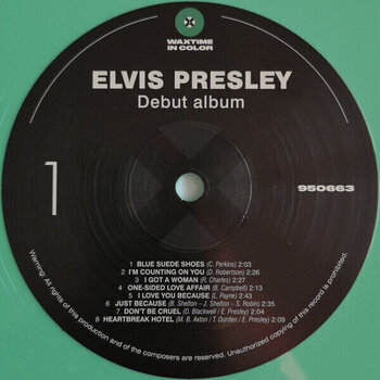 Vinylplade Elvis Presley - Debut Album (Limited Edition) (Green Coloured) (LP) - 2