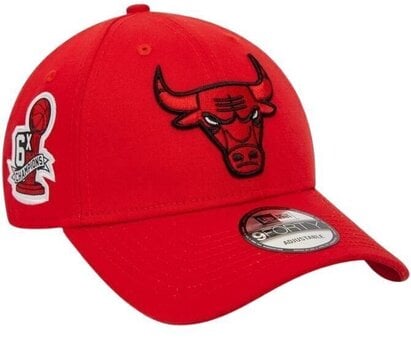 Kasket Chicago Bulls 9Forty NBA Side Patch Red UNI Kasket - 3