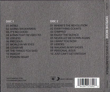 Music CD Depeche Mode - Live Spirits Soundtrack (2 CD) - 4
