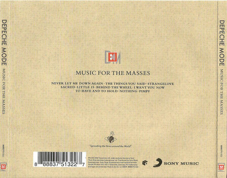 Muzyczne CD Depeche Mode - Music For The Masses (CD) - 3
