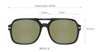 Lifestyle Glasses Serengeti Marco Shiny Transparent Stormy Grey/Mineral Polarized Blue Gradient Lifestyle Glasses - 4