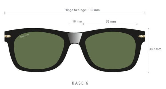 Lifestyle Glasses Serengeti Foyt Shiny Black Transparent Layer/Mineral Non Polarized 555Nm Lifestyle Glasses - 8